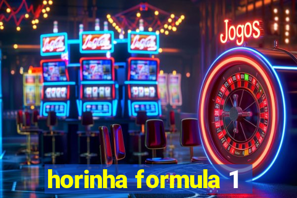 horinha formula 1